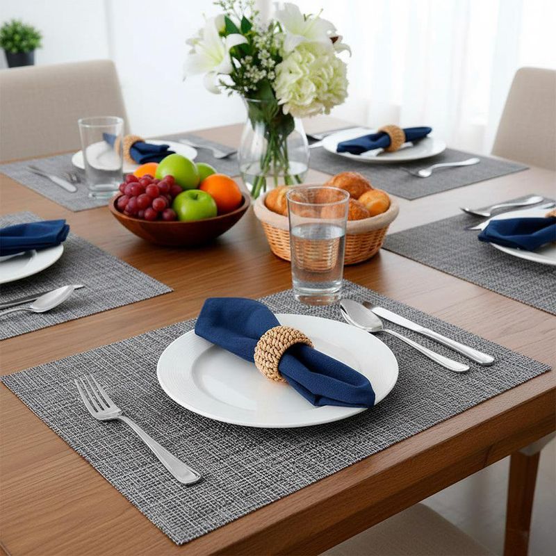 Individual Rectangular Gris