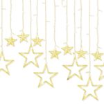 Cascada LED Cálida de 138 Luces