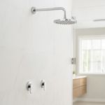 Mezcladora para Ducha 2 Manijas Cromo