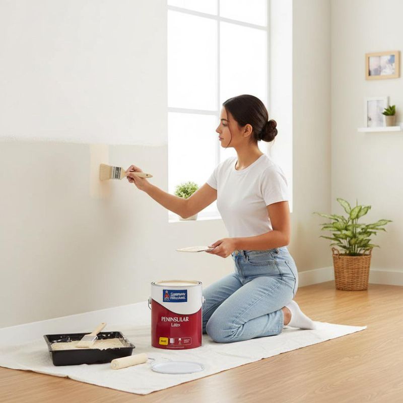 Pintura Peninsular Marfil Crema Mate 1 Gal