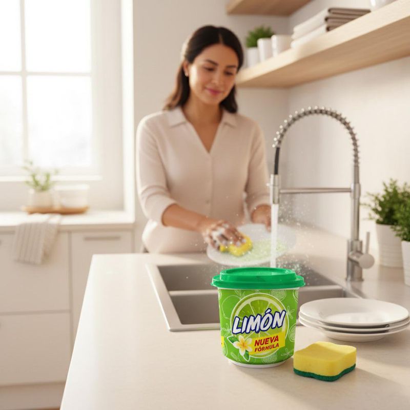 Jabón en Crema Lavaplatos con Aroma a Limón 1 Kg
