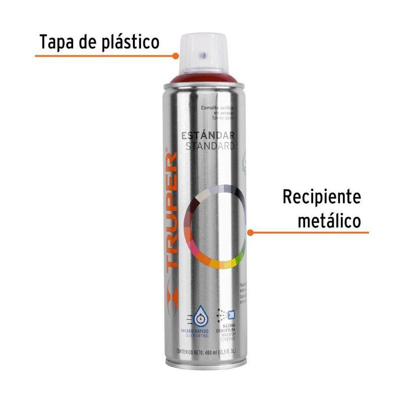 Pintura en Spray Color Guinda de 400 Ml