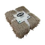 Throw tipo Peluche Beige 127 x 152 Cm