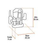 Router Rebajador Motor 1200W de 1-3/4HP
