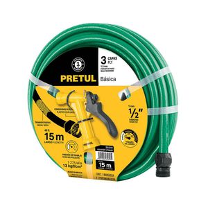 Combo Manguera 3 Capas 0.5 Plg x 15 M con Pistola