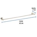 Toallero de Barra Satinado Element de 24 Plg - Foset