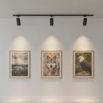 Lámpara para Riel Base GU10 de 50W Negra