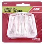 Manija Tipo Pomo Acrílico Transparente