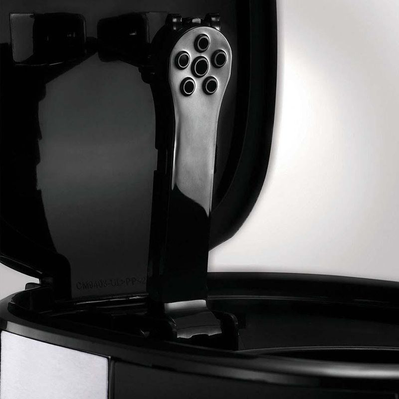 Cafetera Gris Programable con Jarra de Vidrio 1.5 L