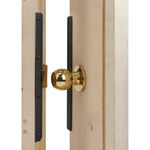 Protector de Cerradura para Puerta Negro