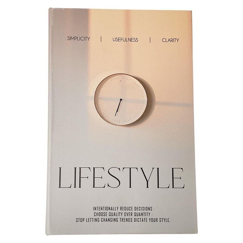 Set de Libros Cajas Decorativas Beige y Gris 2 Piezas