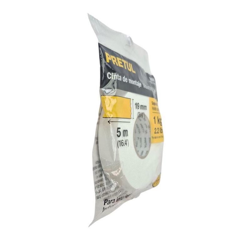 Cinta de Montaje Doble Cara Multiusos