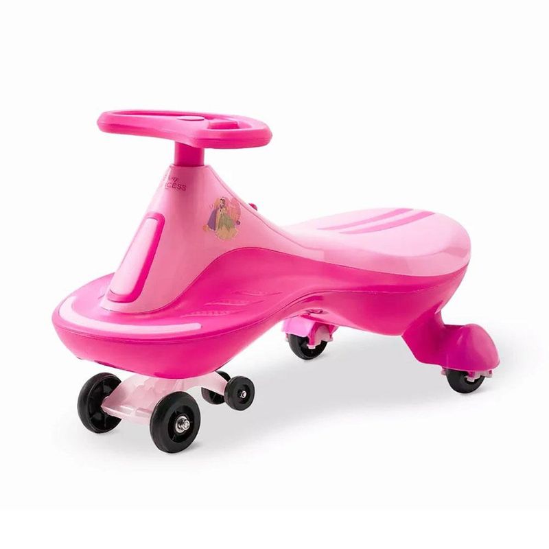 Vehículo Gira y Camina Princesas Rosado