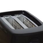 Tostador Negro de 2 Ranuras 600 W