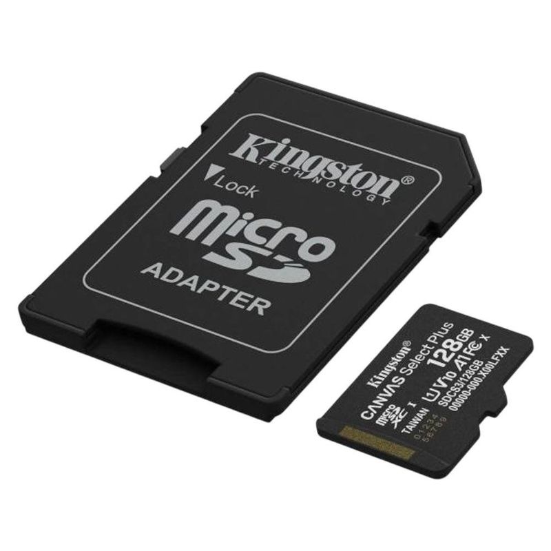 Tarjeta MicroSDXC 128GB con Adaptador Tipo SD