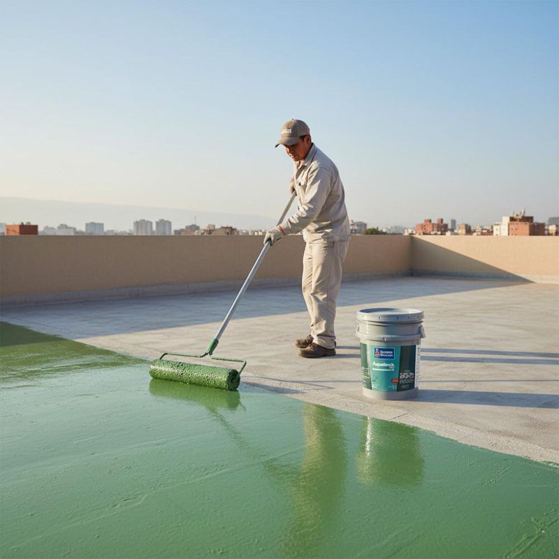 Aqualock Impermeable 6000 5 Gal Verde