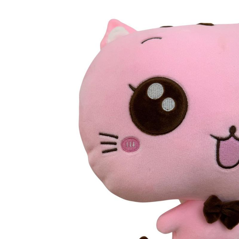 Cojín Gatito Rosa Sonriente