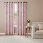 Cortina Velvet Rosado