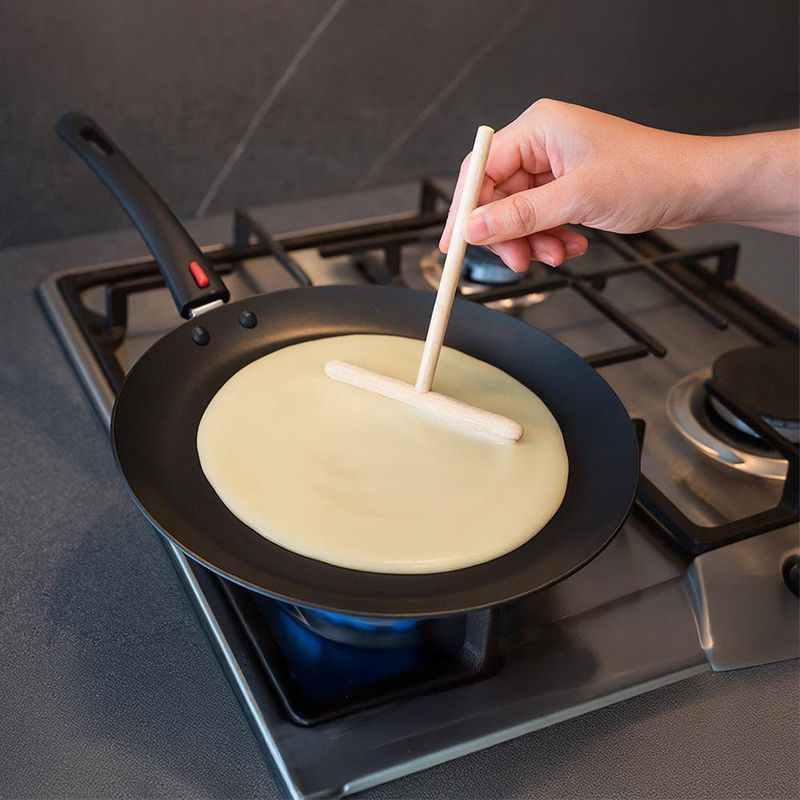 Sartén para Crepas No.28 con Rastrillo