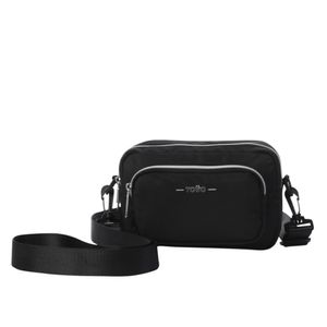 Bolso Cruzado Negro Crossbody Pequeño Rectangular