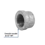 Tapón Hembra de Acero Galvanizado 1/2 Plg con Rosca