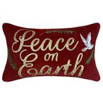 Cojín Decorativo Navideño Peace on Earth