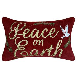 Cojín Decorativo Navideño Peace on Earth