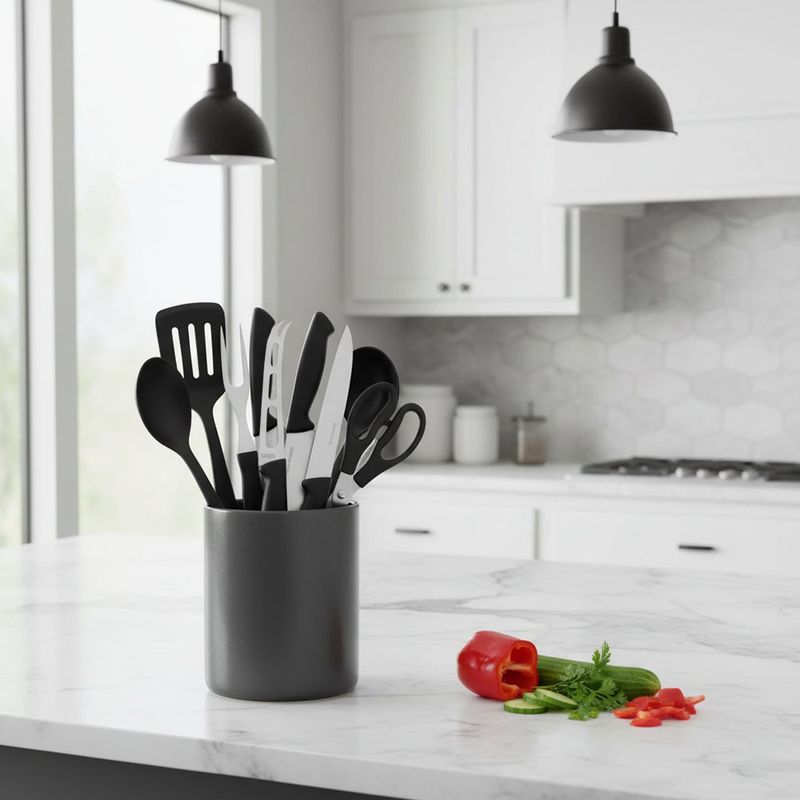 Set de Cuchillos y Utensilios para Cocina