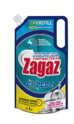 Lavaplatos Líquido Zagaz Expert Antibacterial 1 Lt