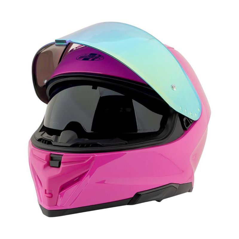 Casco Integral Rosado para MotociclistaTalla L