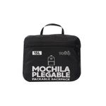 Mochila Plegable Negra Xingu