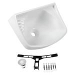Lavamanos Plástico Blanco 36x26x17 Cm sin Pedestal