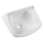Lavamanos Plástico Blanco 36x26x17 Cm sin Pedestal