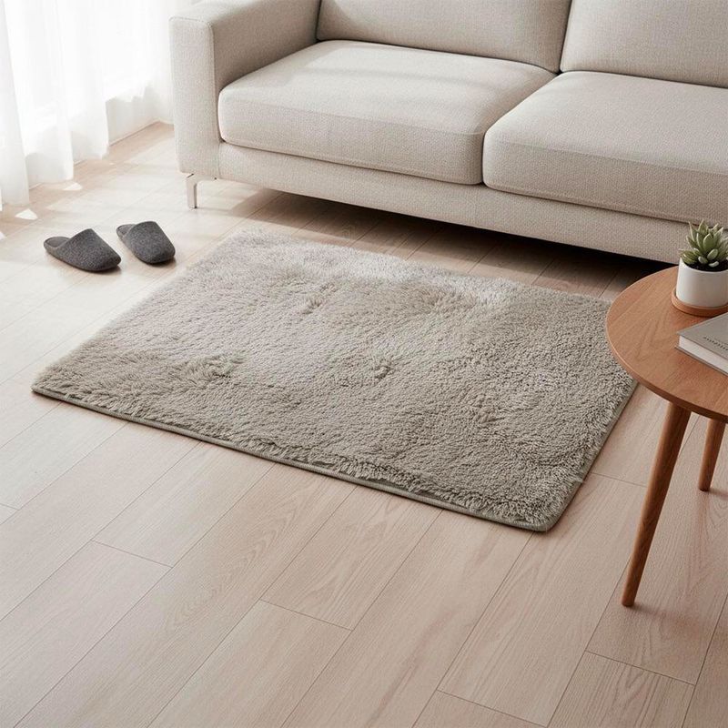 Alfombra Loop Suave Color Gris de 50 x 80 Cm