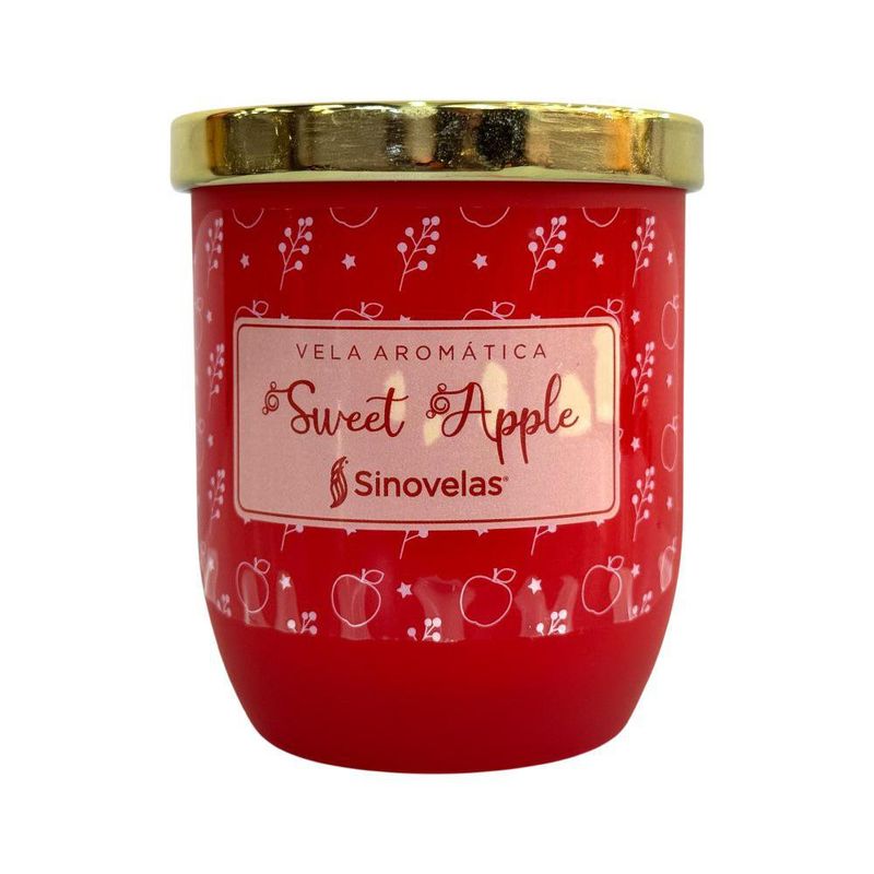 Vela en Tarrito Rojo Sweet Apple Aromática