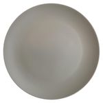 Plato para Cena de Melamina Gris 10.2 Plg
