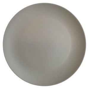 Plato para Cena de Melamina Gris 10.2 Plg