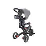 Triciclo Explorador Plegable 4 en 1 Gris