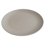 Plato para Cena de Melamina Gris 10.2 Plg