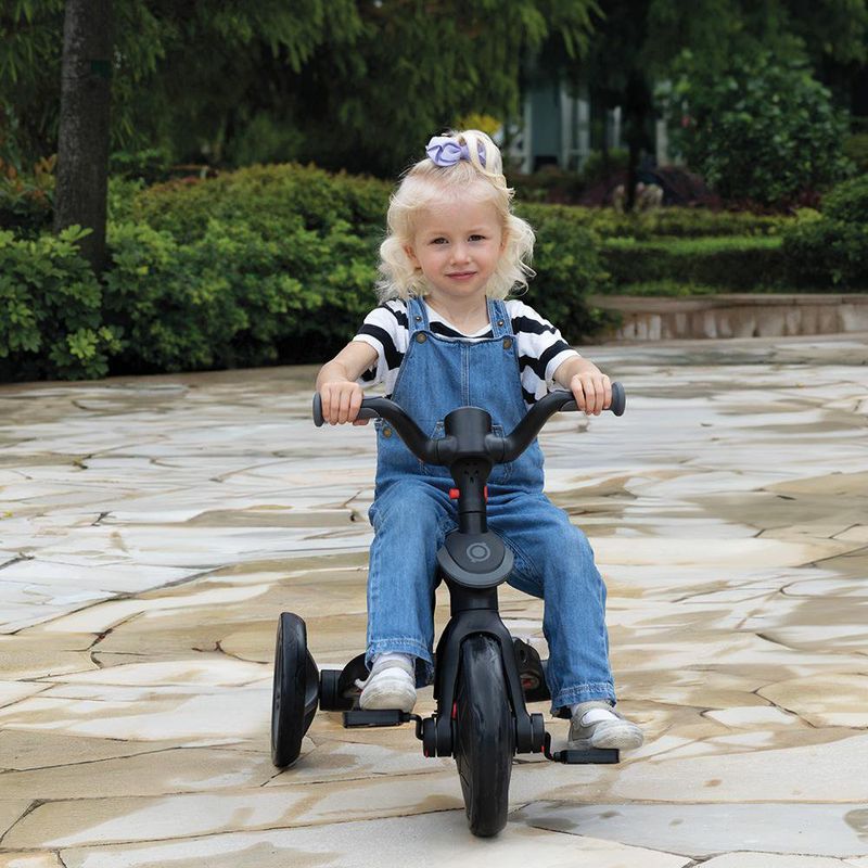 Triciclo Explorador Plegable 4 en 1 Gris