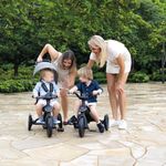 Triciclo Explorador Plegable 4 en 1 Gris