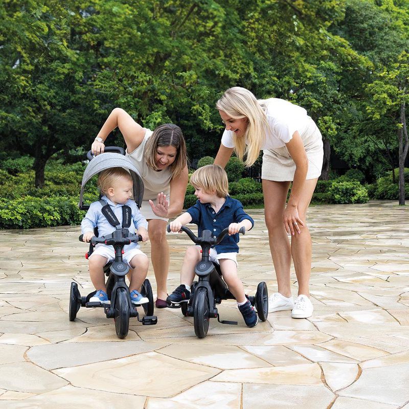 Triciclo Explorador Plegable 4 en 1 Gris