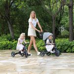 Triciclo Explorador Plegable 4 en 1 Gris