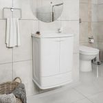 Mueble de Baño con Lavamanos Plástico de 45x32 cm