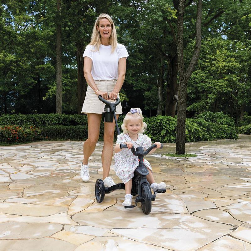 Triciclo Explorador Plegable 4 en 1 Gris