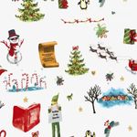 Edredón con Diseño de Envoltorio Navideño Tamaño Imperial