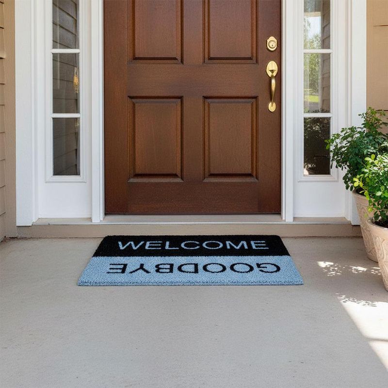 Alfombra de Entrada Vinil Welcome/Goodbye