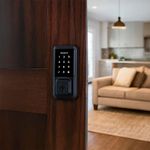 Cerrojo Electrónico Código y Llave Negro Halo