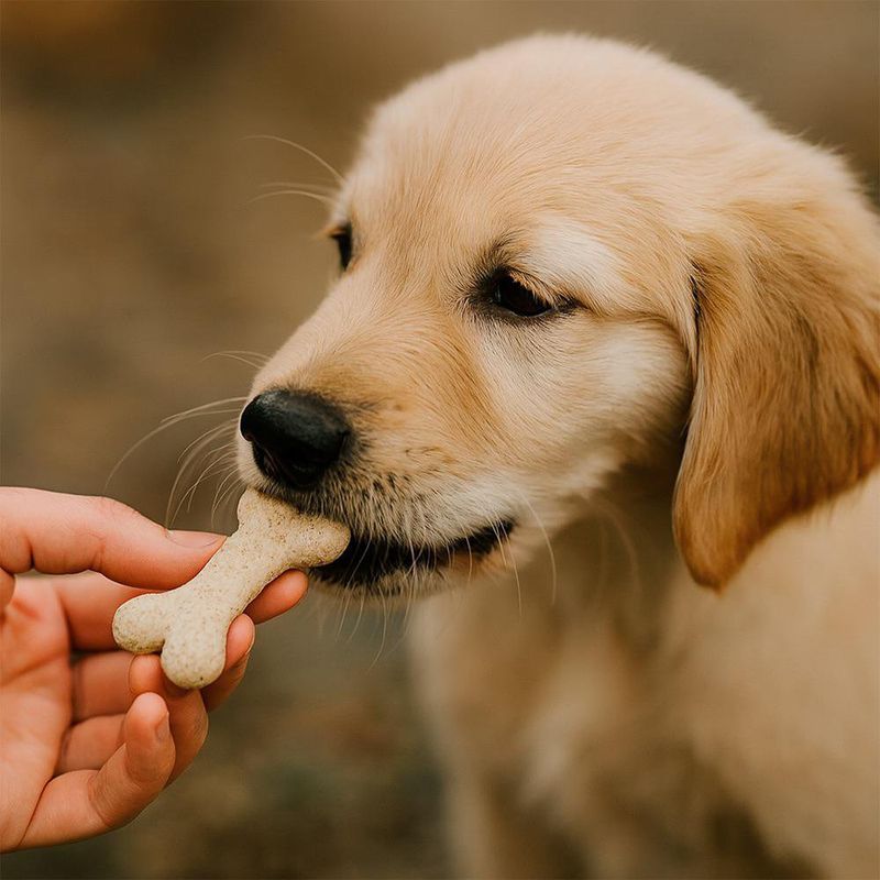 Galletas Mini para Perro Cachorro Todas las Razas con Calcio y Manzanilla 100 Grs