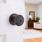 Chapa tipo Pomo Cove Bronce Mate para Dormitorio